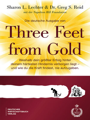 cover image of Die deutsche Ausgabe von Three Feet From Gold